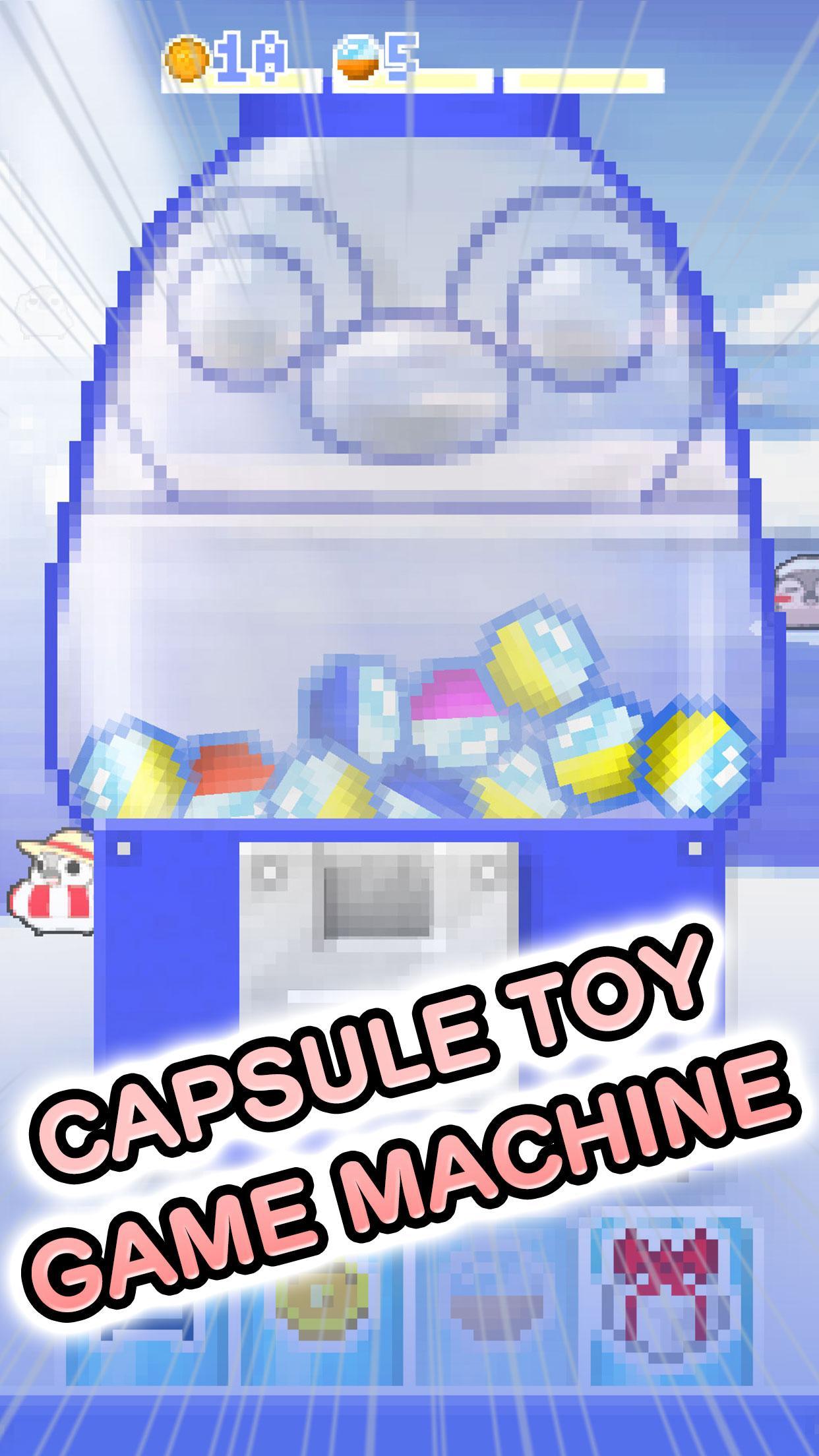 Pesoguin capsule toy game遊戲截圖