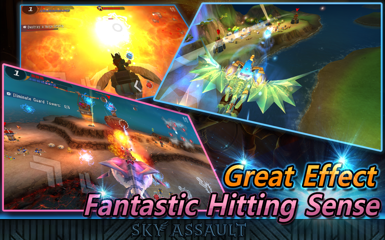 SKY ASSAULT: 3D Flight Action Game Screenshot