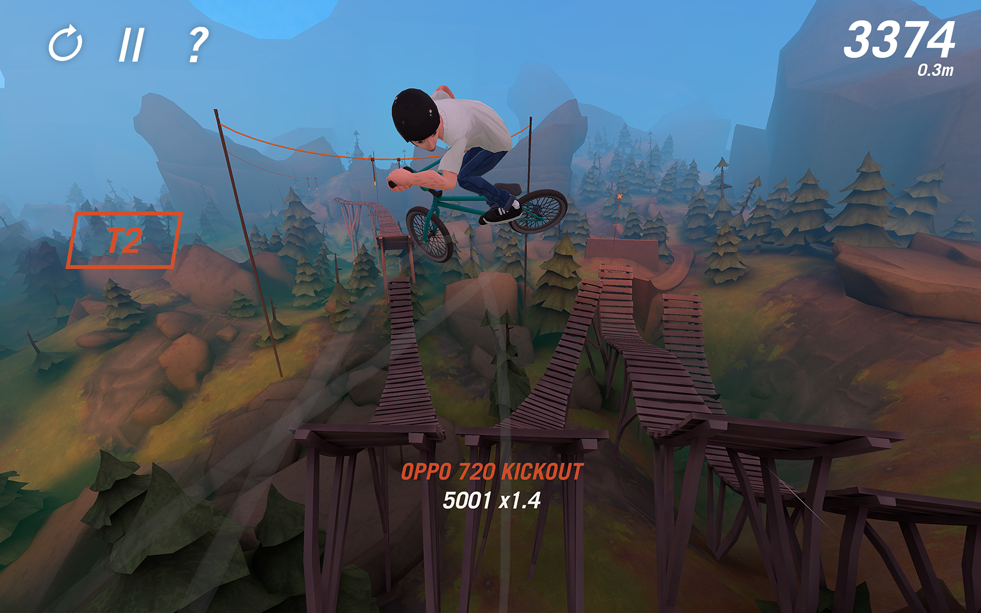 Cuplikan Layar Game Trail Boss BMX