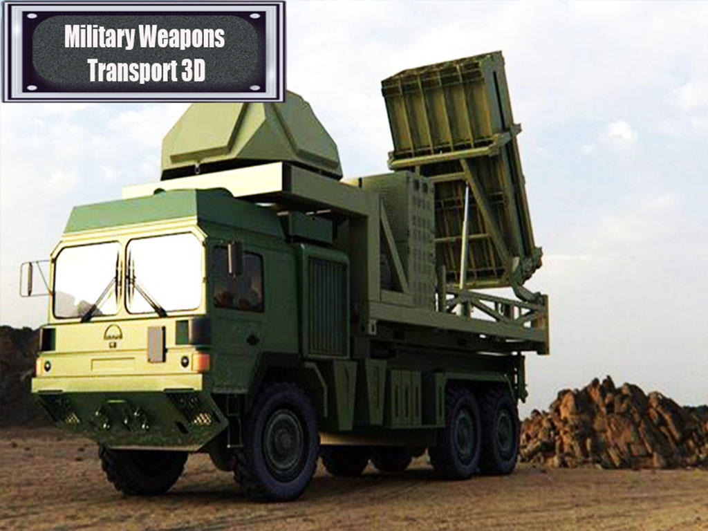 Military Weapons Transport 3D Game Screenshot