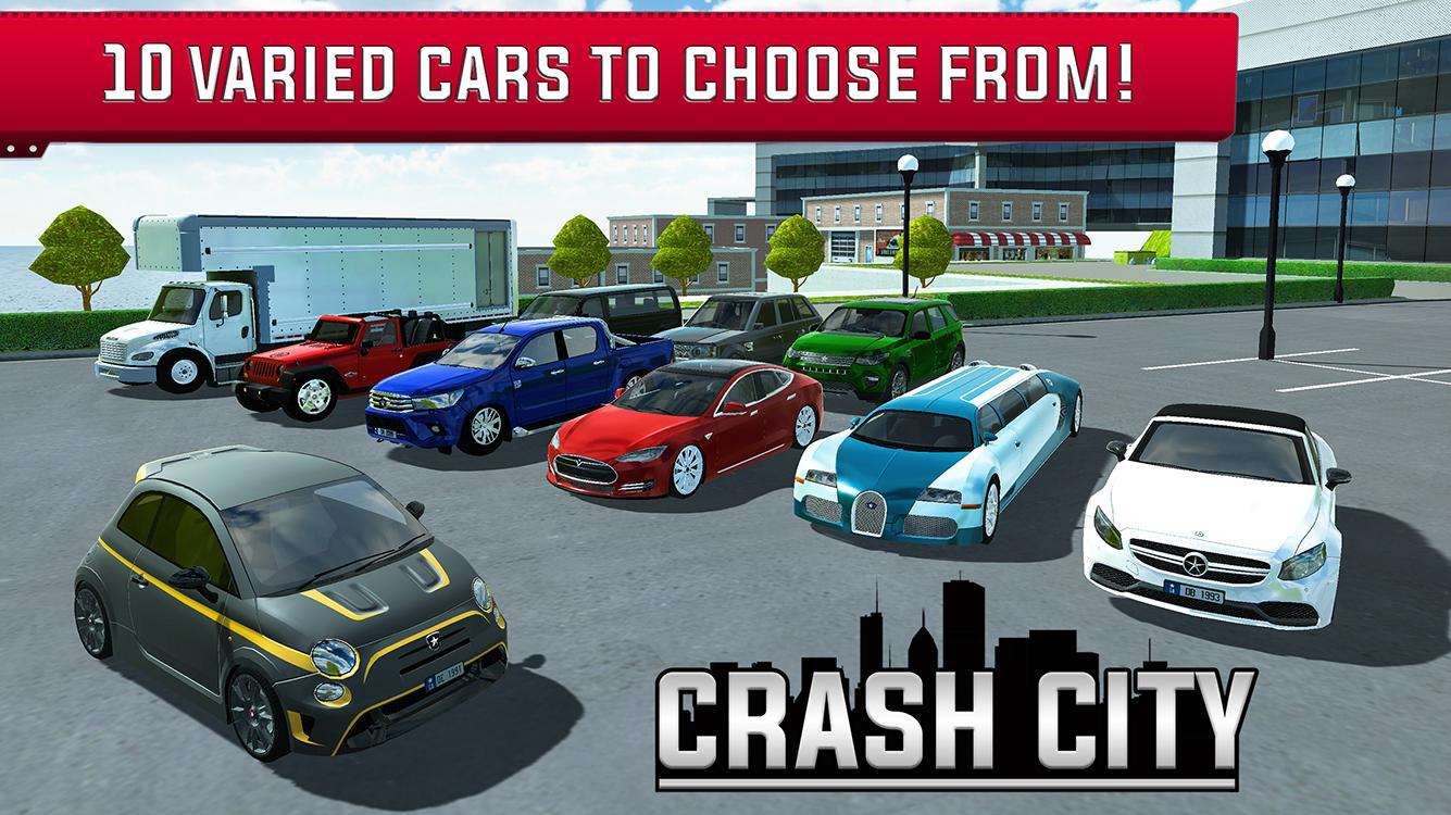 Crash City: Heavy Traffic Driv Game Screenshot