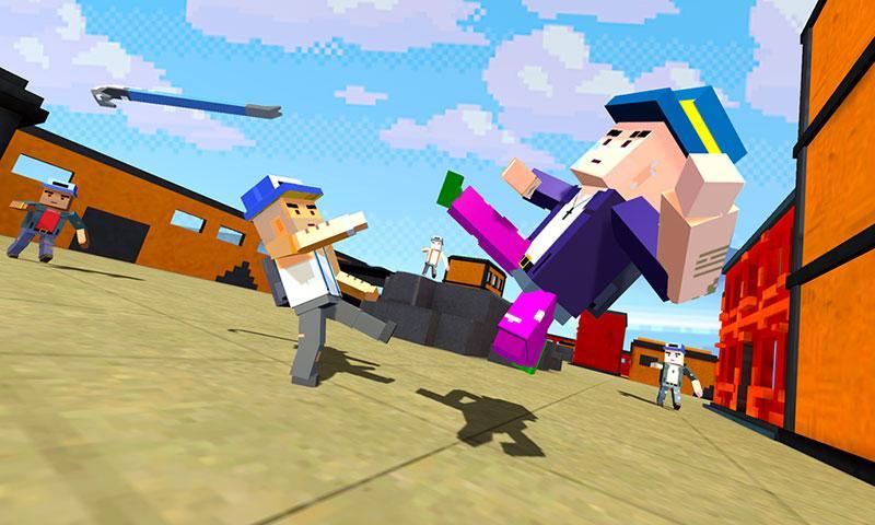 Blocky Neighbor Hero 3D Game Screenshot