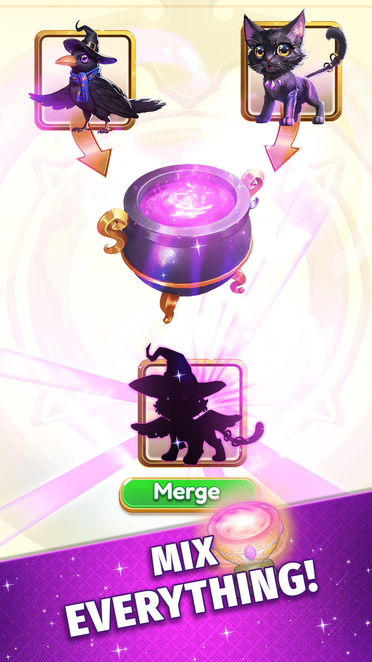 Arcane Merge - Fantasy Mix Game Screenshot