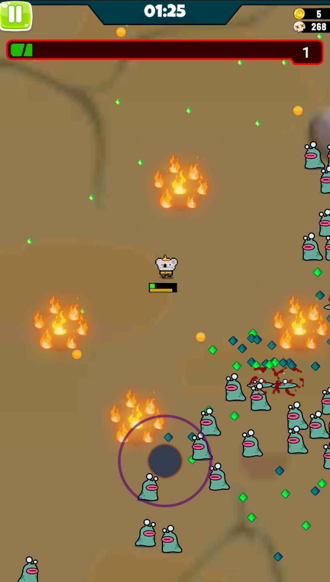 Screenshot of Monster Mayhem: Survival io