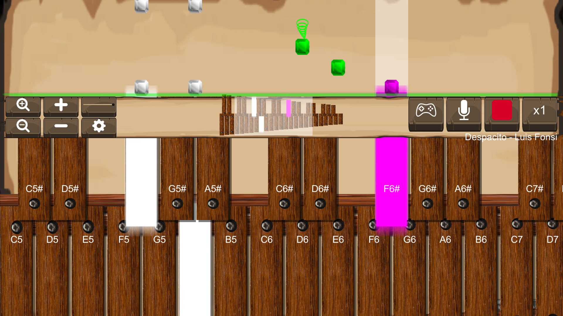 Marimba, Xylophone, Vibraphone ภาพหน้าจอเกม