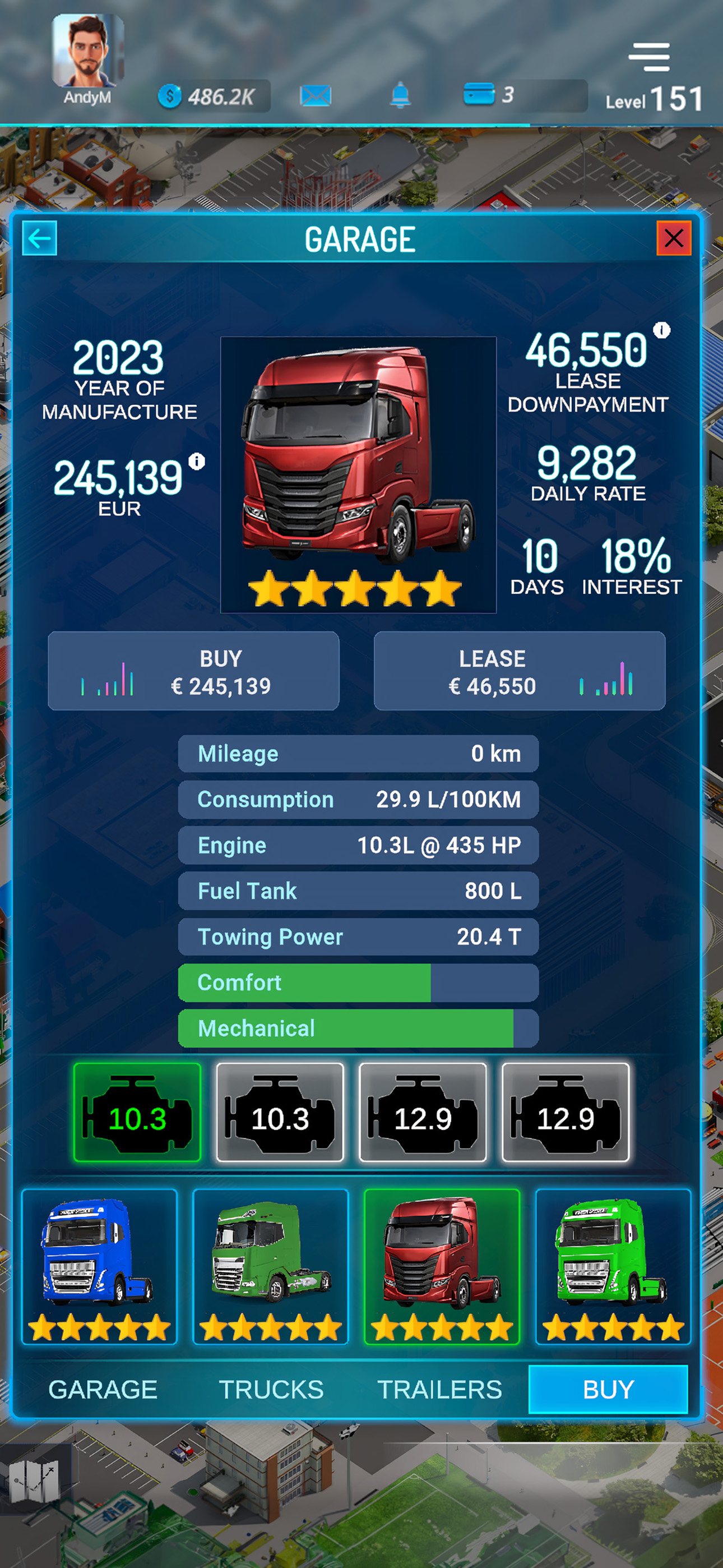 Virtual Truck Manager 3 Game Screenshot