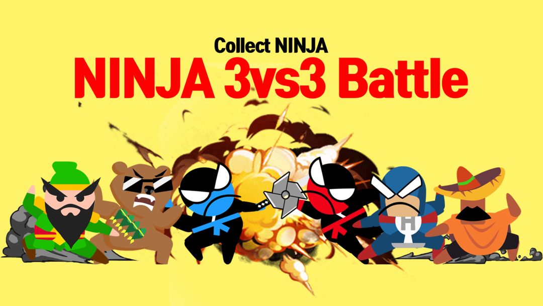 Screenshot of Jumping Ninja Battle 2 Player