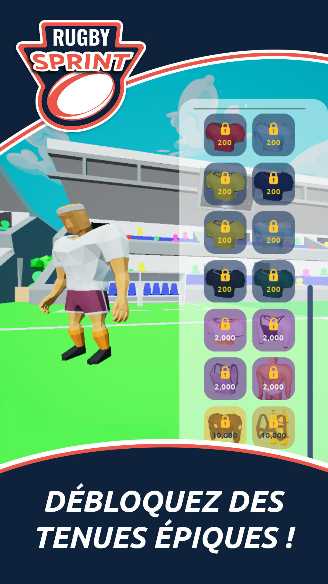 Screenshot of Rugby Sprint