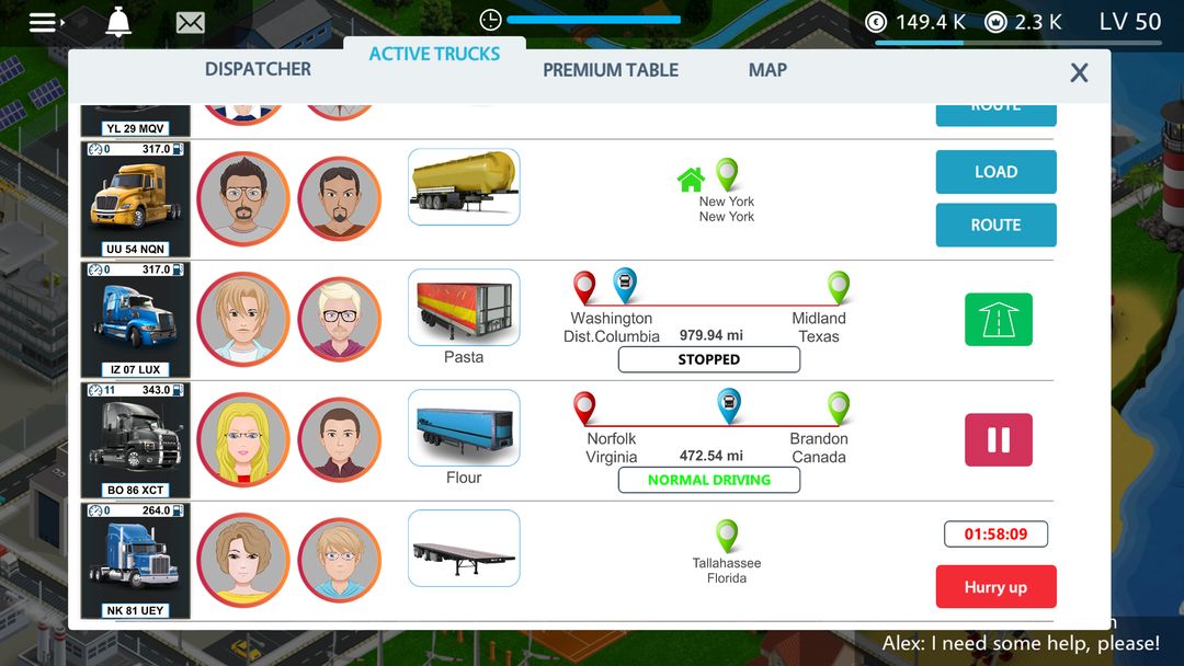 Virtual Truck Manager - Tycoon遊戲截圖