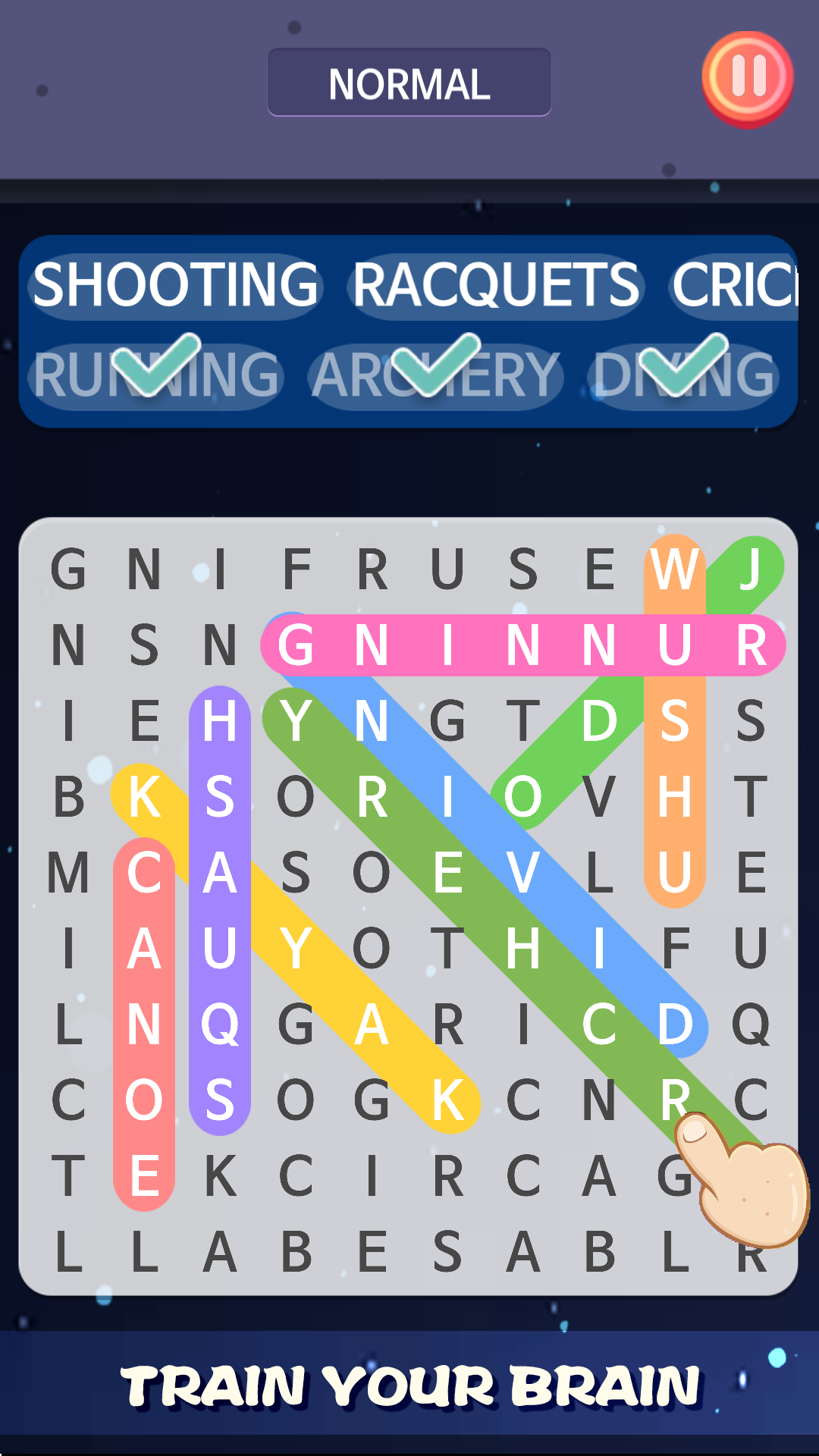 Words Link Puzzle - Classic Search Word Game Game Screenshot