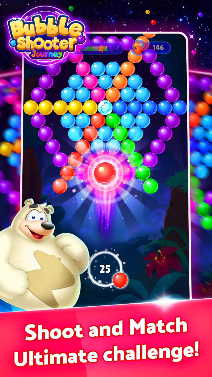 Bubble Shooter Journey Game Screenshot