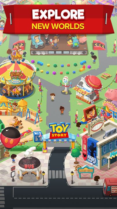 Screenshot 1 of Disney Pop Town ပွဲစဉ် 3 ဂိမ်းများ 1.4.7