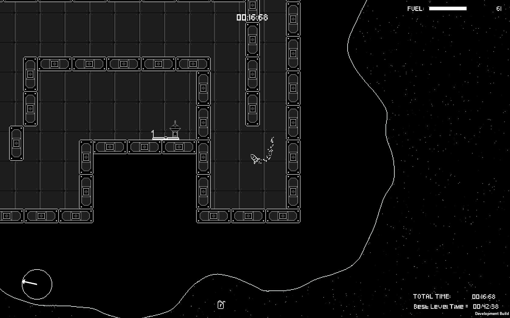 Arcade Moonlander screenshot game