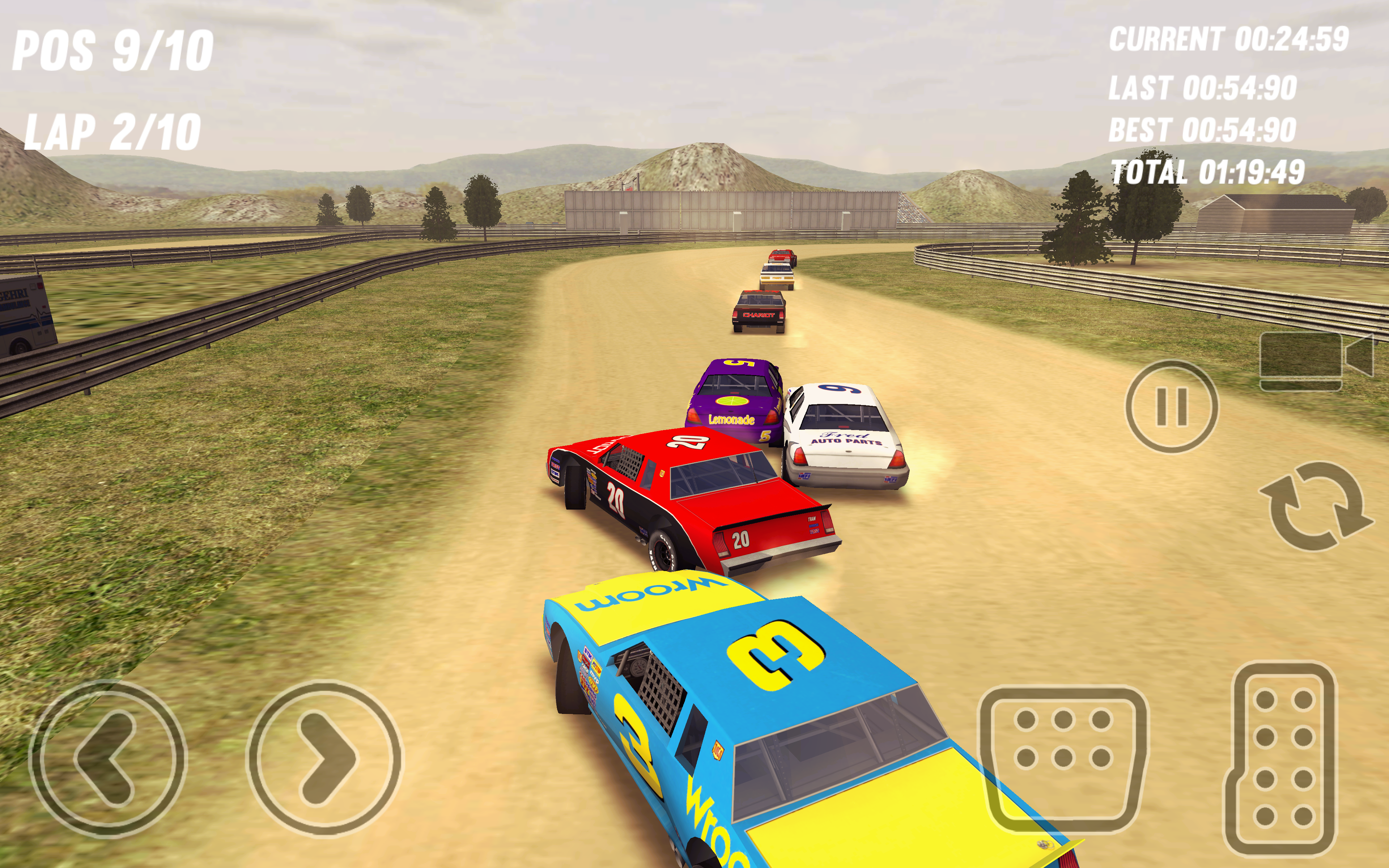 Dirt Track Stock Cars ภาพหน้าจอเกม