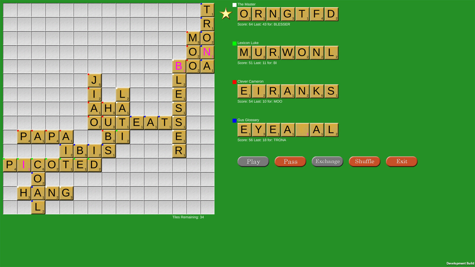 Wordsock Classic Game Screenshot