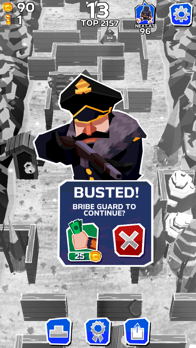 Winter Fugitives Game Screenshot