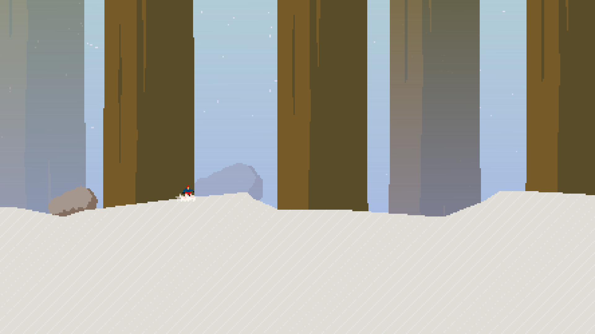 Nuclear Snowboard Game Screenshot