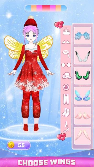 Captura de Tela do Jogo Anime Doll Dress Up & Makeover