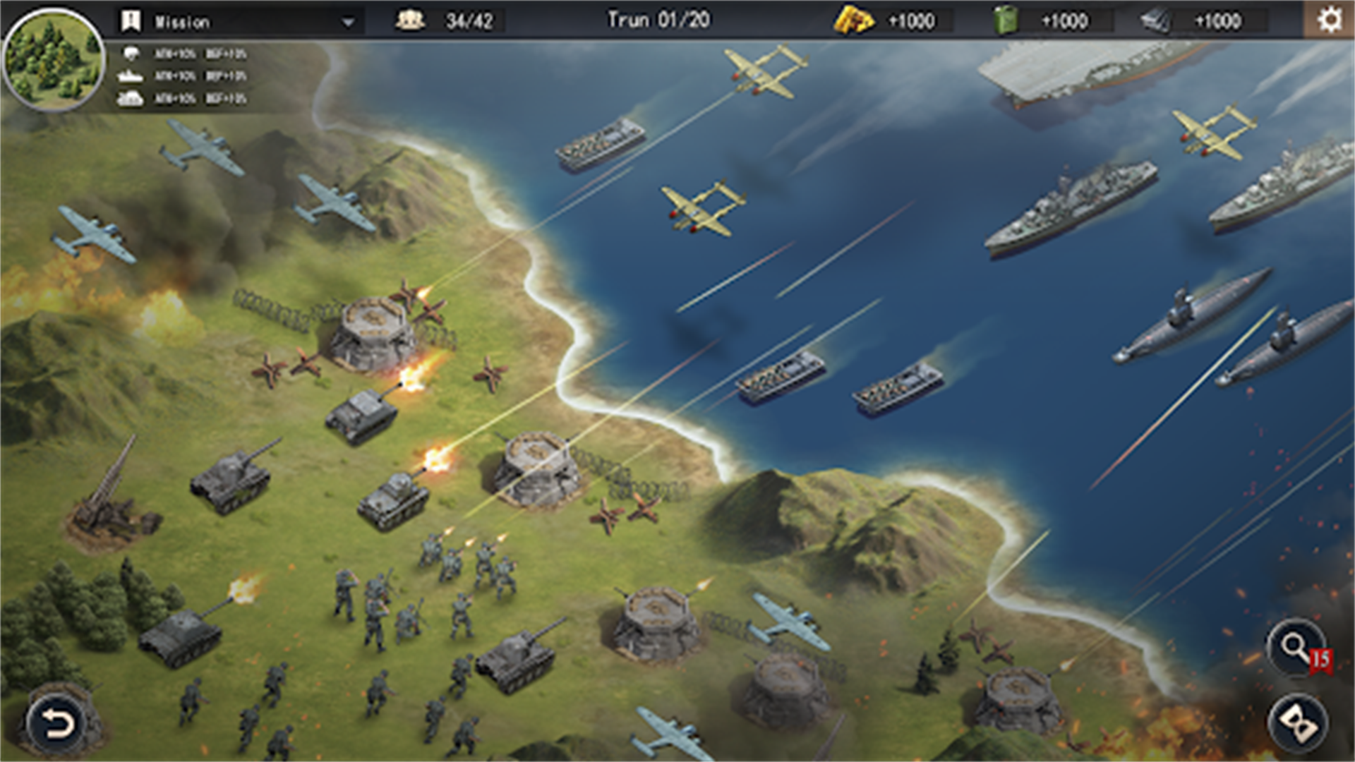 World War 2: Strategy Games Game Screenshot