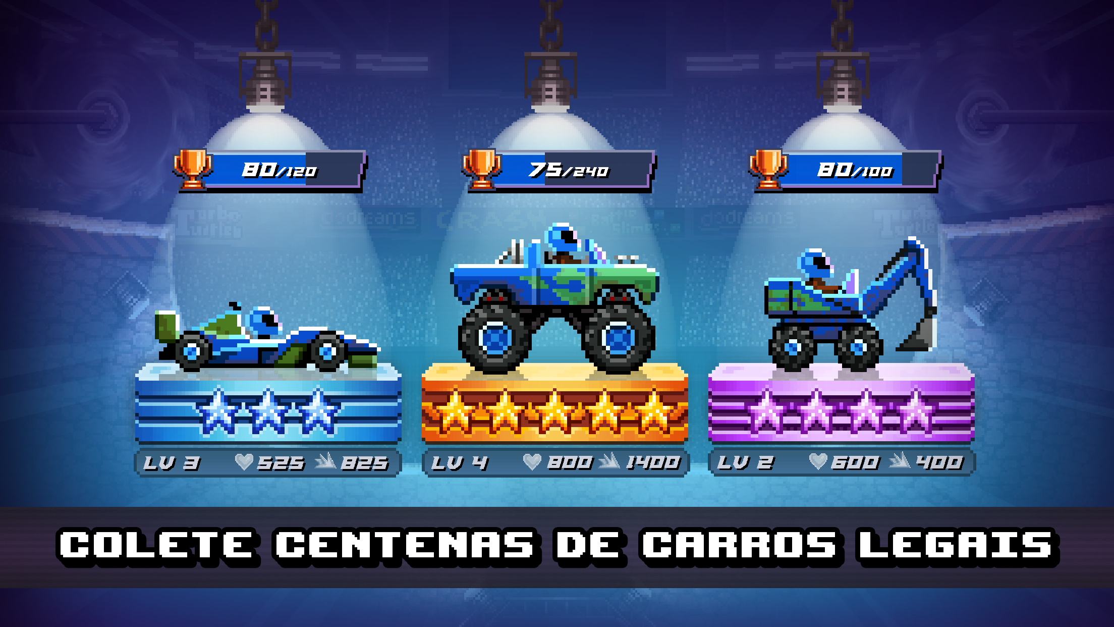 Captura de Tela do Jogo Drive Ahead! - Lutas de carros