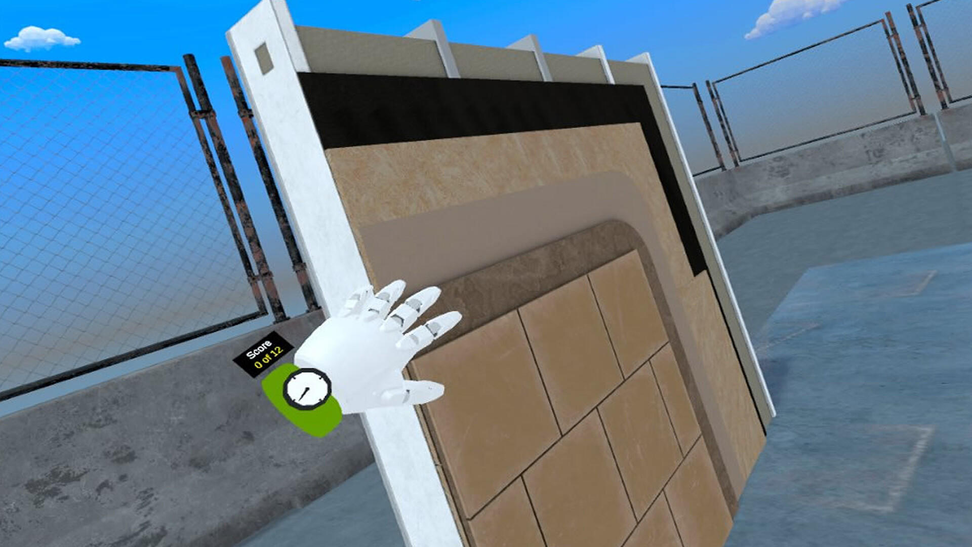 Screenshot of VR Construction Lab