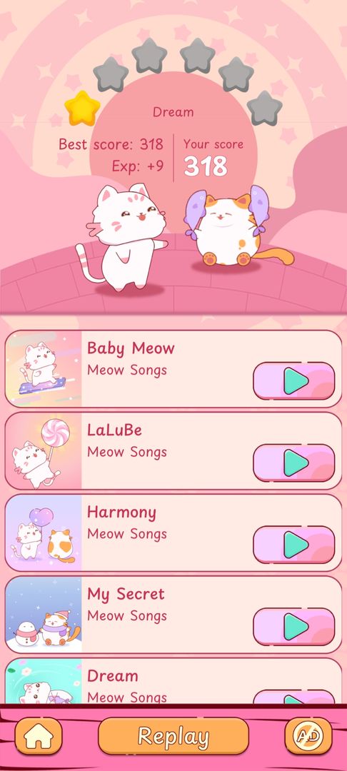 Cats Tiles: Piano Meow screenshot game