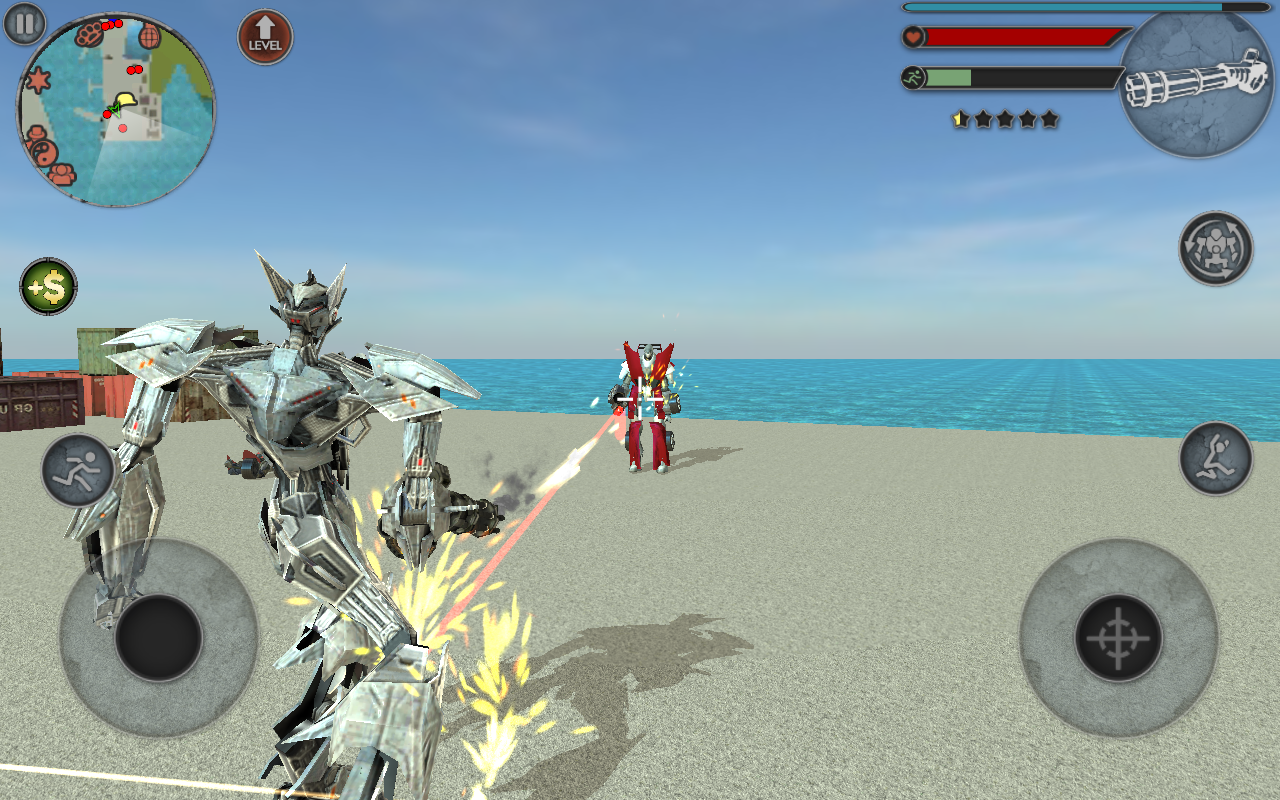 Robot Plane Game Screenshot
