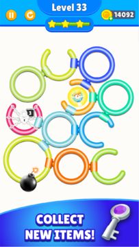 Rotate ring color puzzle Game Screenshot