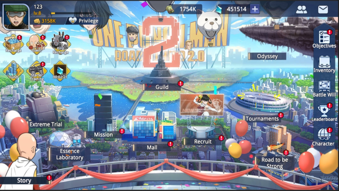 One-Punch Man:Road to Hero 2.0 screenshot game
