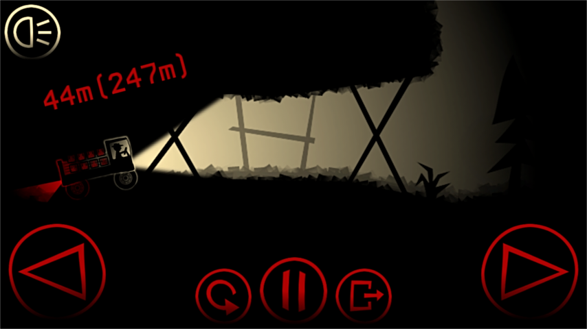 Bad Roads Night Edition Game Screenshot