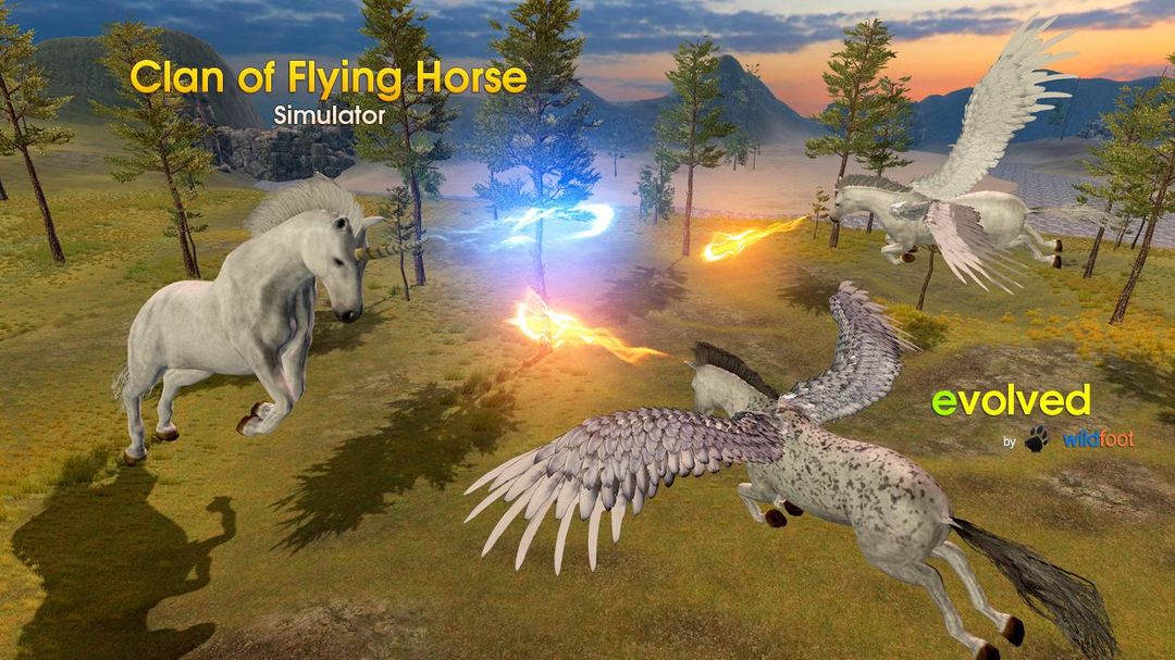 Clan of Pegasus - Flying Horse screenshot game