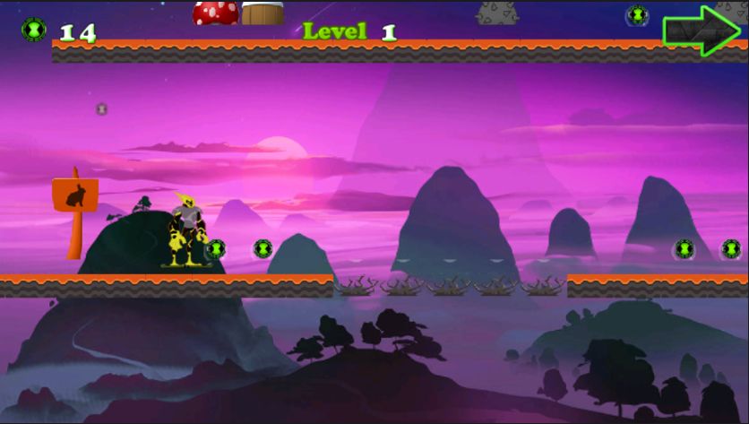 Ben Super 10 screenshot game