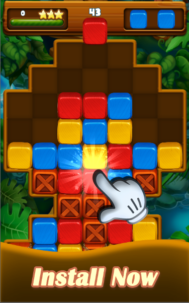 Cube Drop Game Screenshot