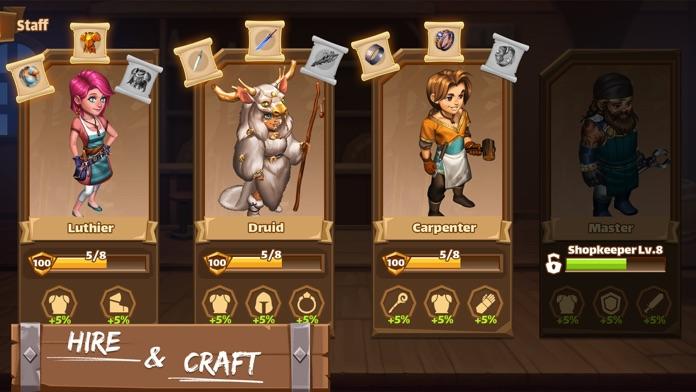 Shop Heroes Legends: Idle RPG screenshot game
