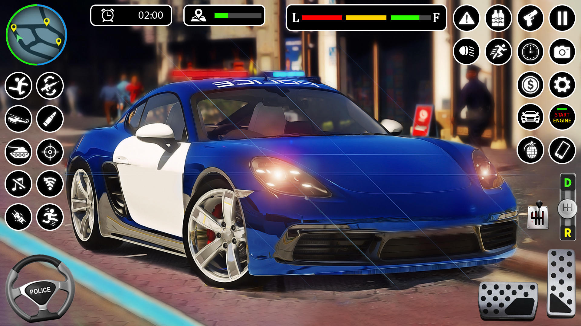 Police Car Chase: Cop Car Game Game Screenshot