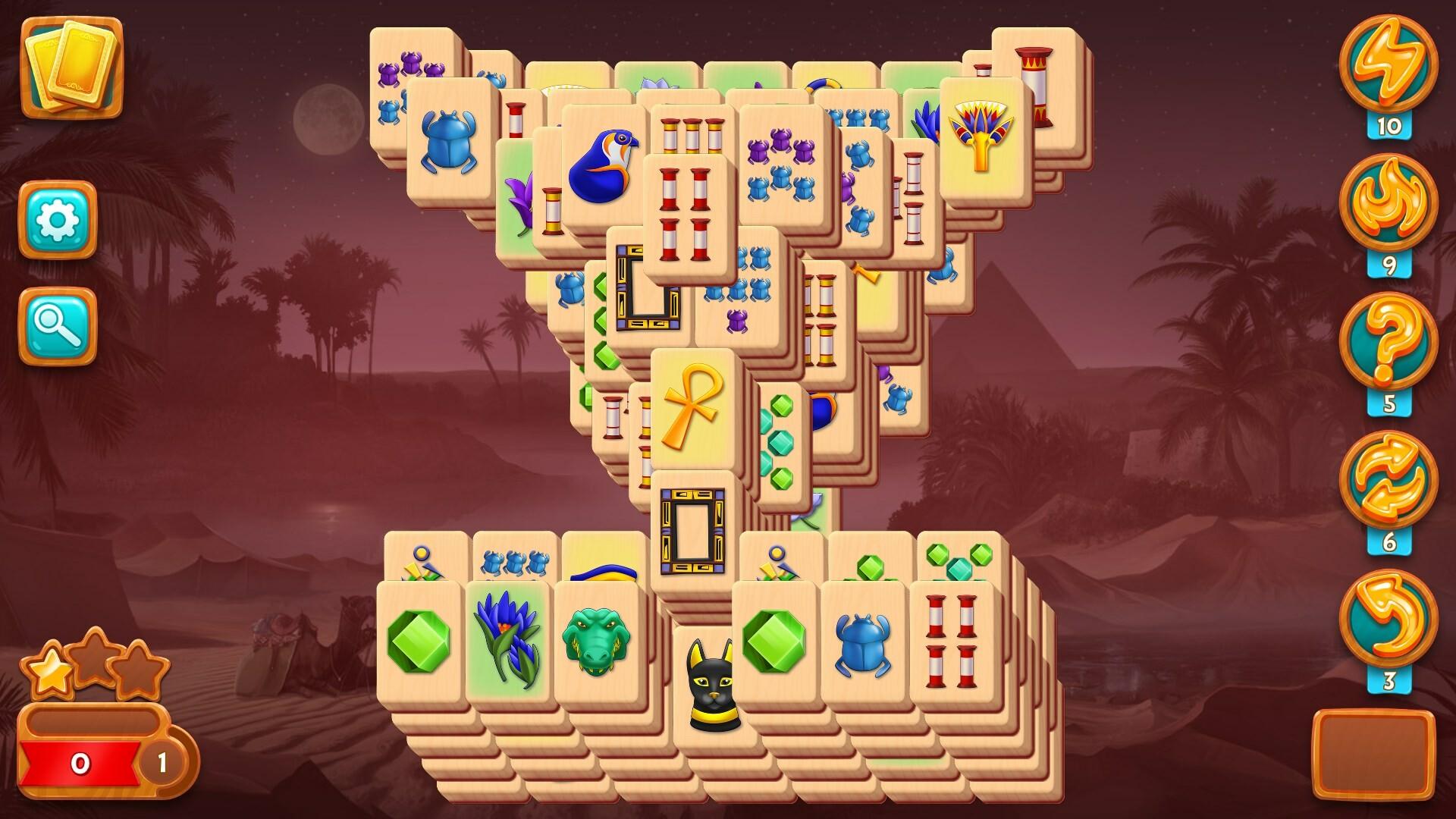 Mahjong Riddles: Egypt Game Screenshot