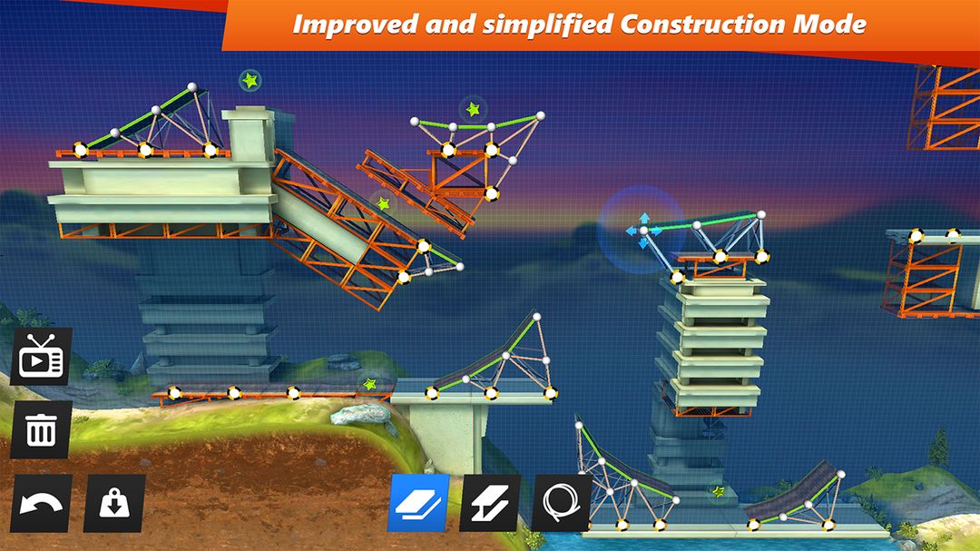 Screenshot of Bridge Constructor Stunts