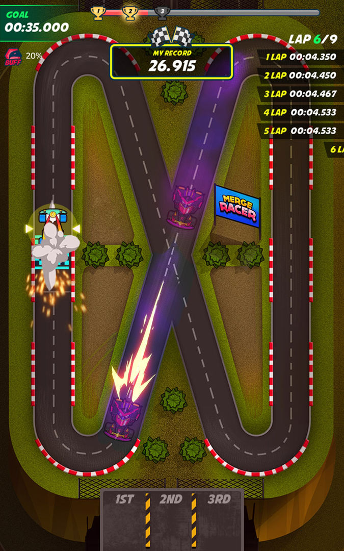 Merge Racer : Idle Merge Game遊戲截圖