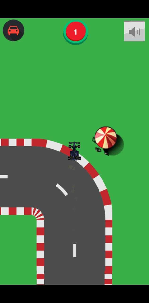 Screenshot of car drag