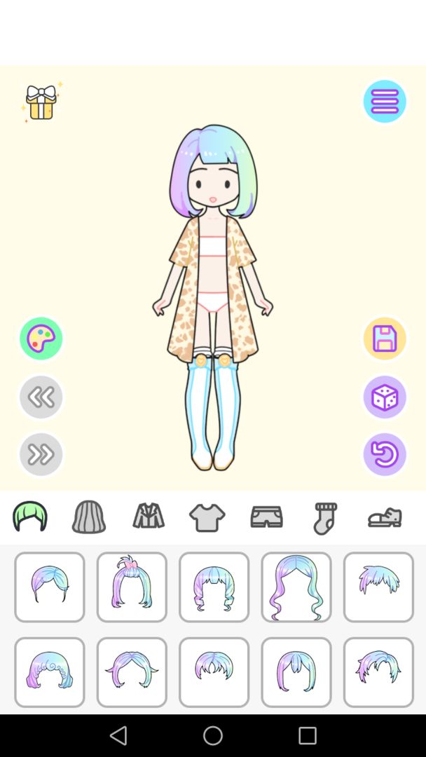粉彩女孩换装软件 screenshot game