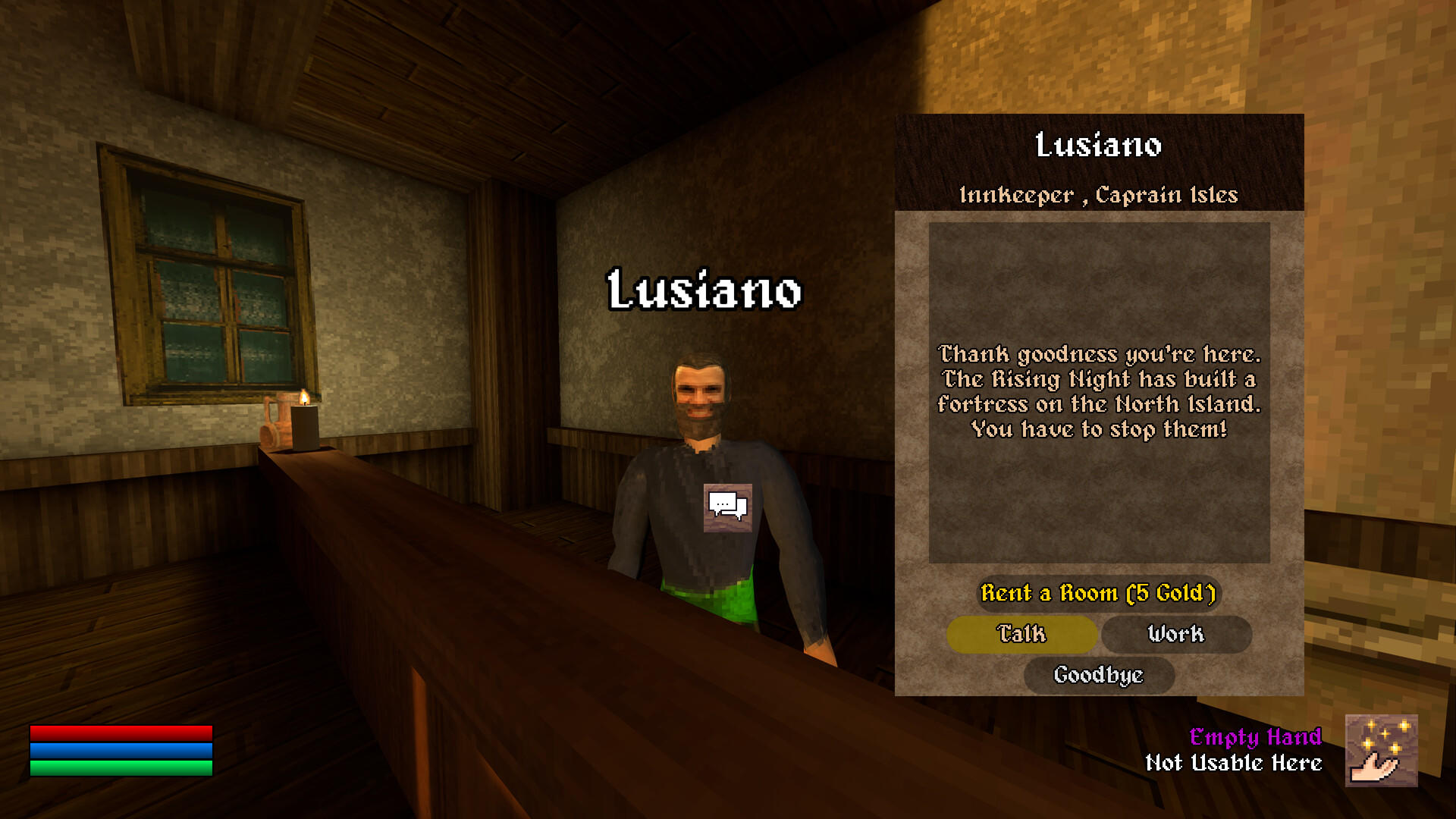 Screenshot of Wizzerd Quest 64