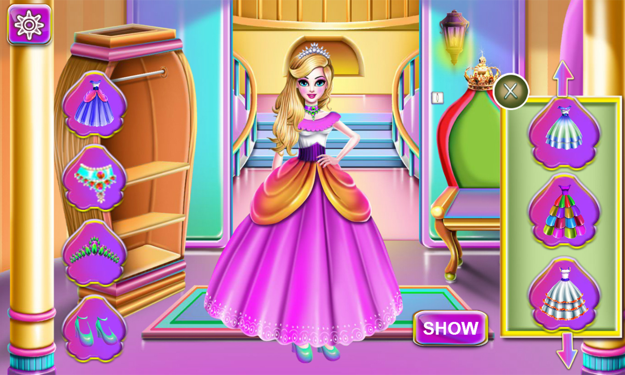 Princess Kim and Her Cute Kitty Cat Game Screenshot