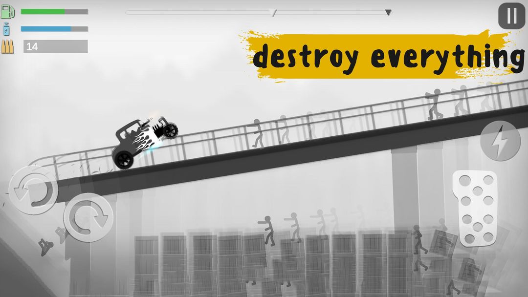 Screenshot of Stickman Destruction Zombie Annihilation