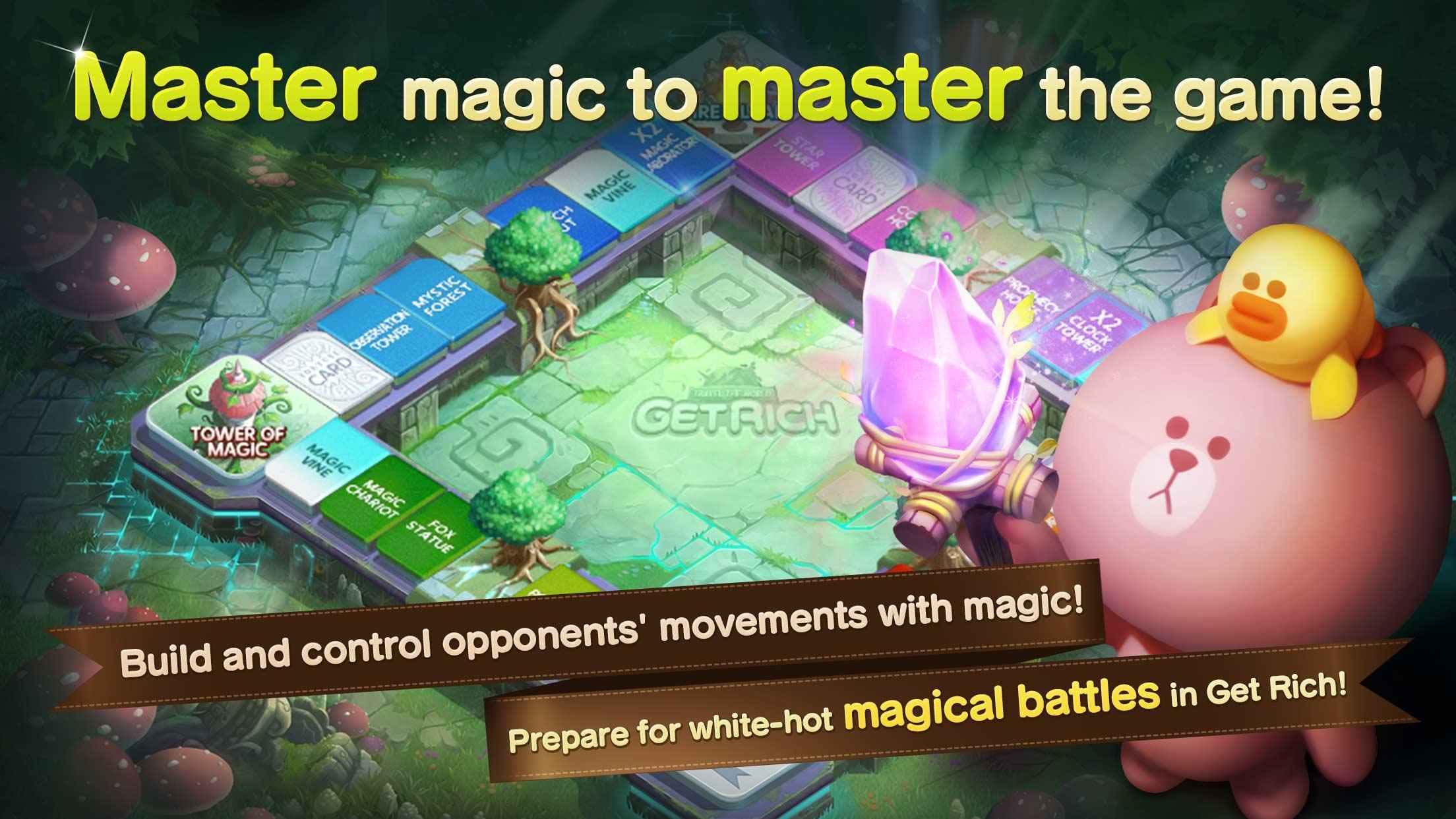 LINE Get Rich Game Screenshot