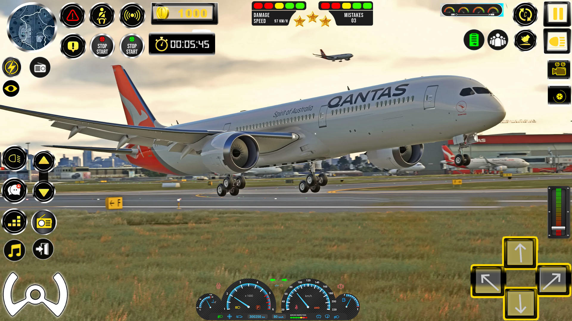 Airplane Game Flight Simulator ゲームのスクリーンショット