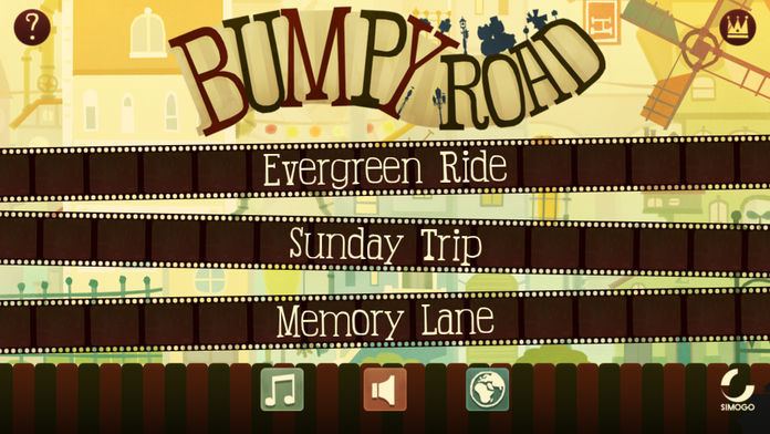 Bumpy Road screenshot game
