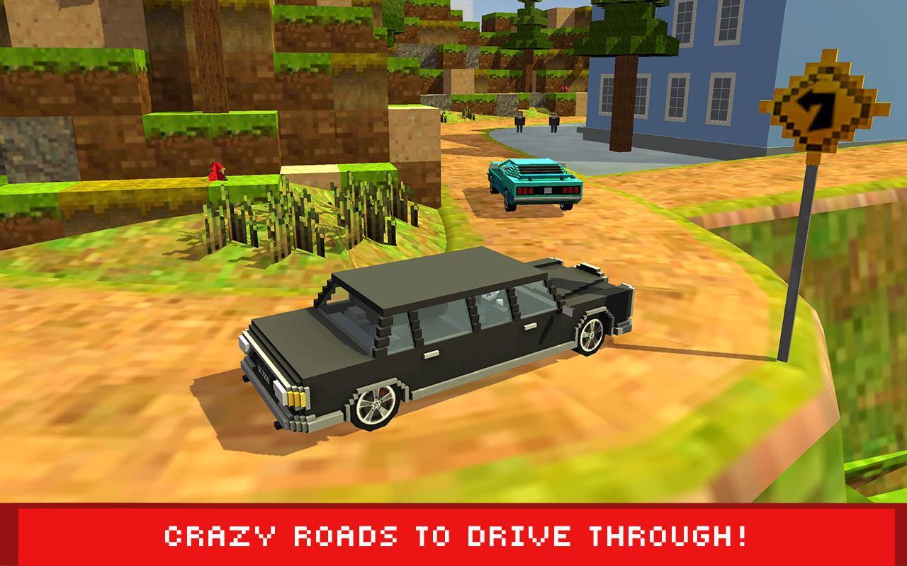 Screenshot of Blocky Limo: Hollywood Driver