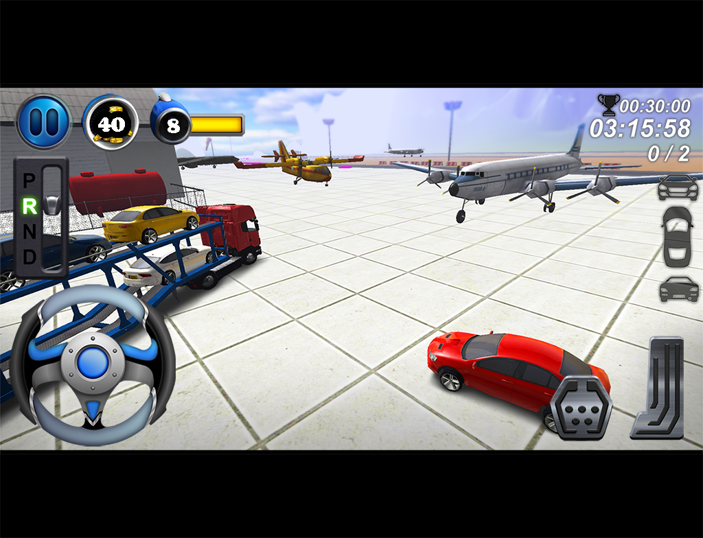 Cargo Plane Car transporter 3D ゲームのスクリーンショット