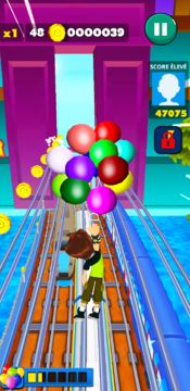 Ben Omnitrix Subway aliens Run Game Screenshot