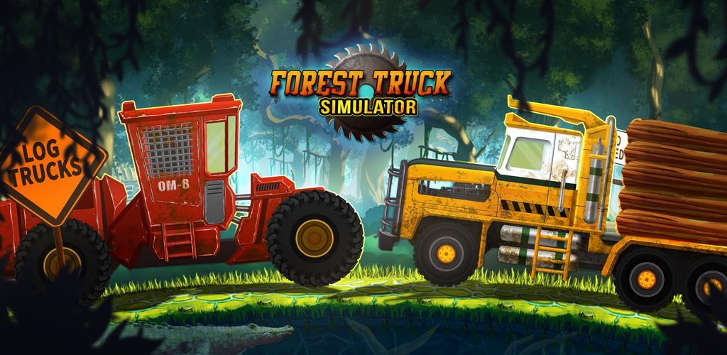 Banner of Forest Truck Simulator: 오프로드 및 통나무 트럭 게임 3.62